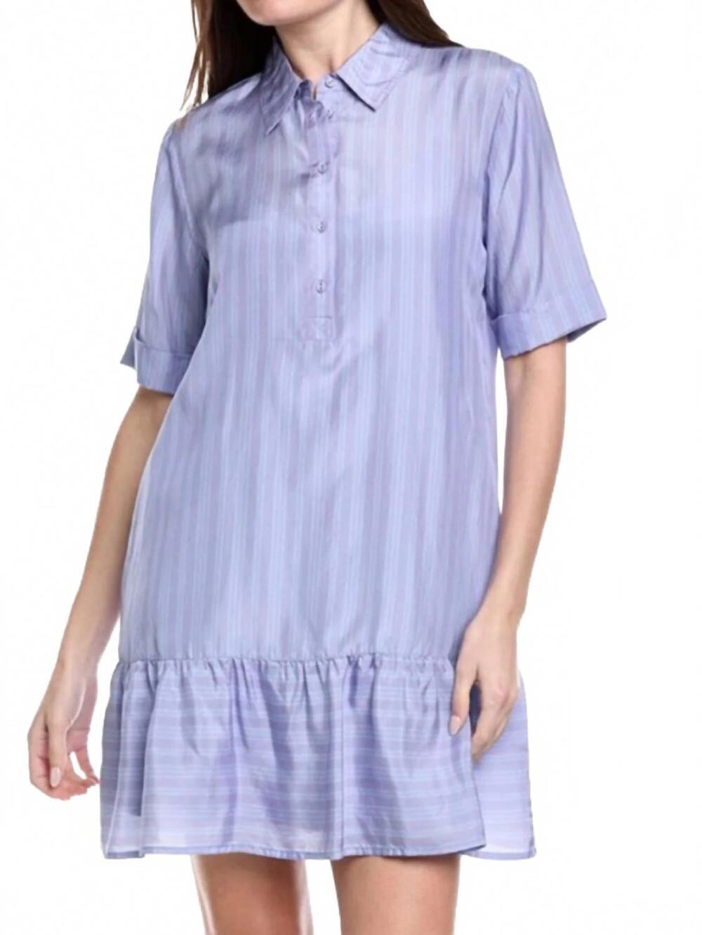 NEW JOHNNY WAS ruffle tier slip dress in helene stripe